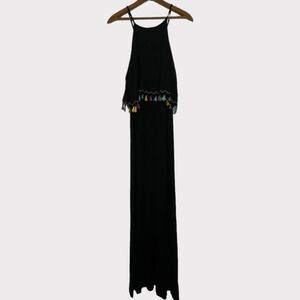 Bellamie Sleeveless Black Maxi‎ Dress